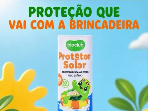 Protetor solar infantil em bastão